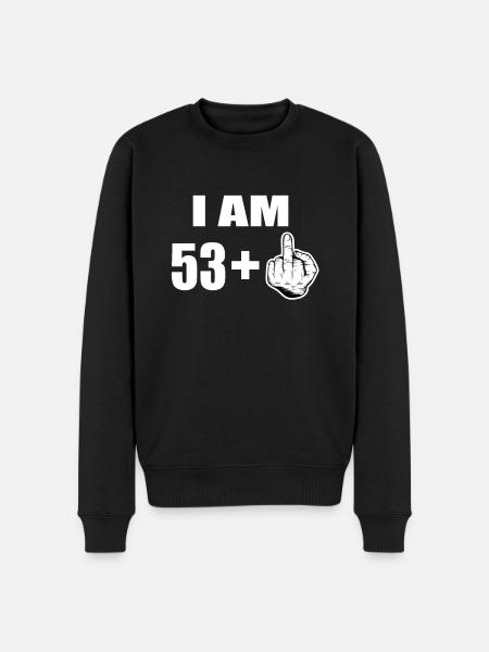 54th birthday - Men's Premium Organic Jumper - black
