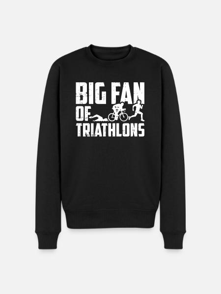 Triathlon Triathlete Fan - Men's Premium Organic Jumper - black