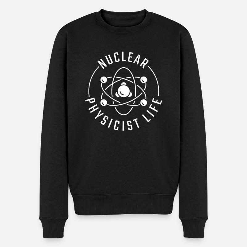 Physics Phyiker Nuclear Physics - Men's Premium Organic Jumper - black