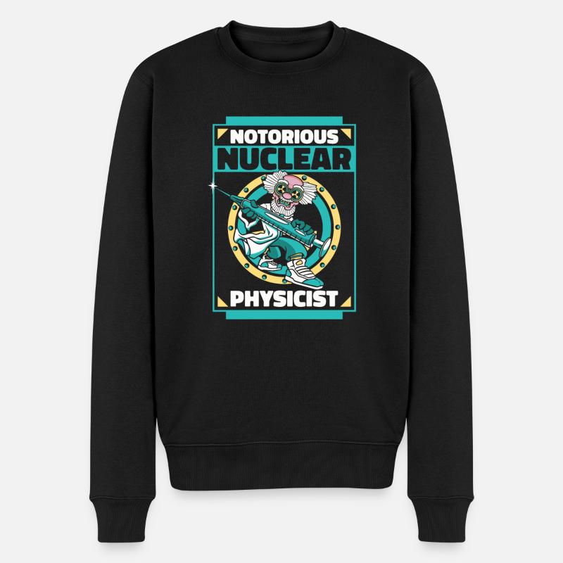 Physique Phyiker Physique nucléaire - Pull Premium bio Homme - noir