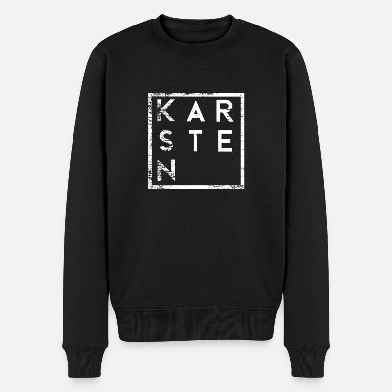 Karsten Minimalisme - Pull Premium bio Homme - noir