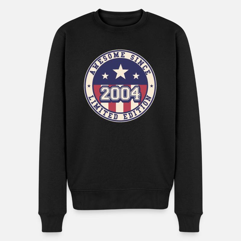 Génial depuis 2004 19ème anniversaire - Pull Premium bio Homme - noir