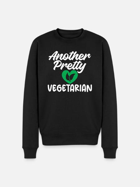 Vegetable Lover Vegetarian Gifts - Men's Premium Organic Jumper - black