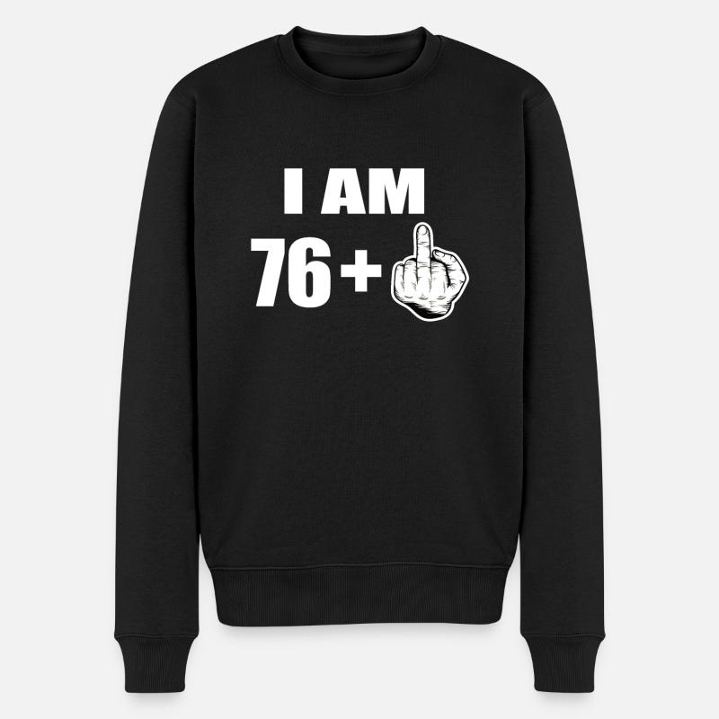 77e anniversaire - Pull Premium bio Homme - noir