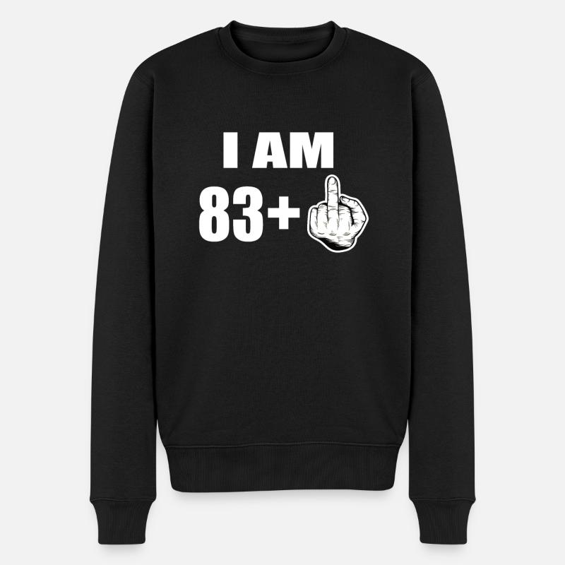84e anniversaire - Pull Premium bio Homme - noir
