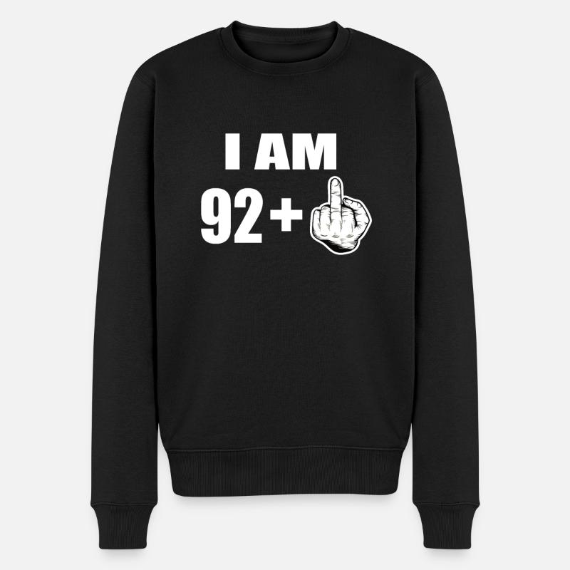 93e anniversaire - Pull Premium bio Homme - noir