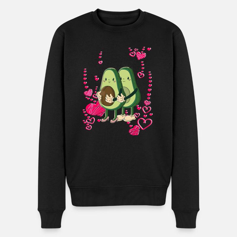 Avocat végétalien Mama Papa Baby - Pull Premium bio Homme - noir