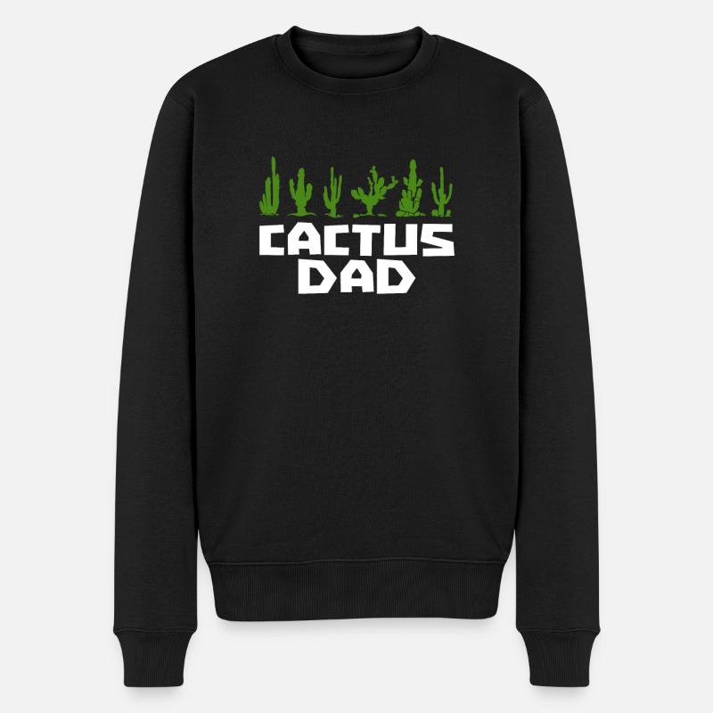 Jardin de cactus - Pull Premium bio Homme - noir