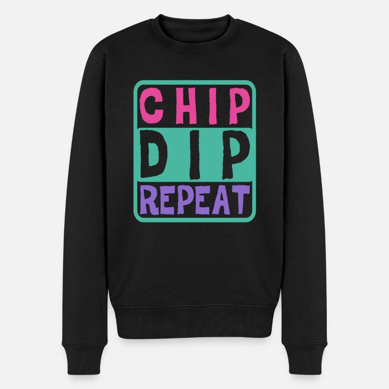 Chip Dip Repeat 7 - Pull Premium bio Homme - noir