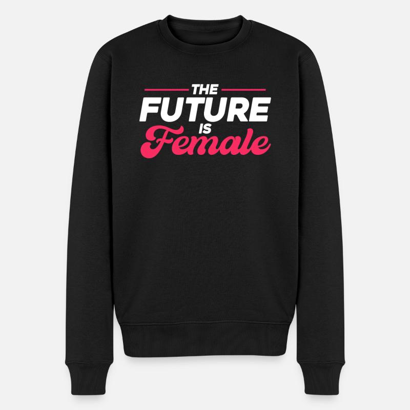 The Future - Männer Premium Bio Pullover - Schwarz