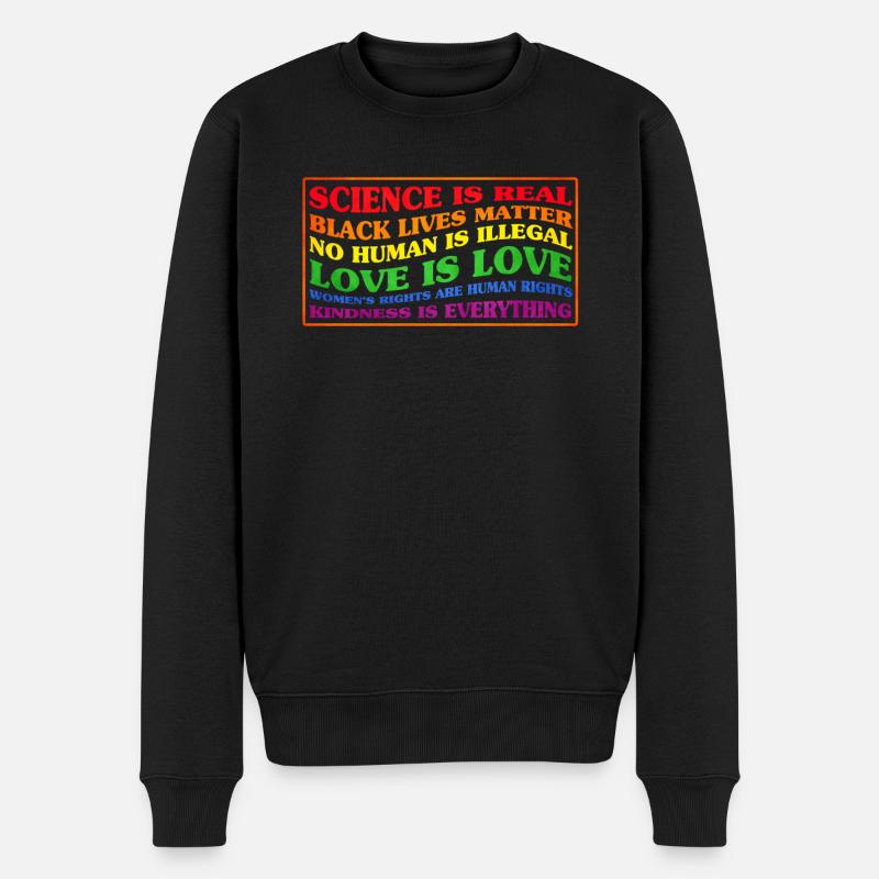 Fierté LGBT - Pull Premium bio Homme - noir