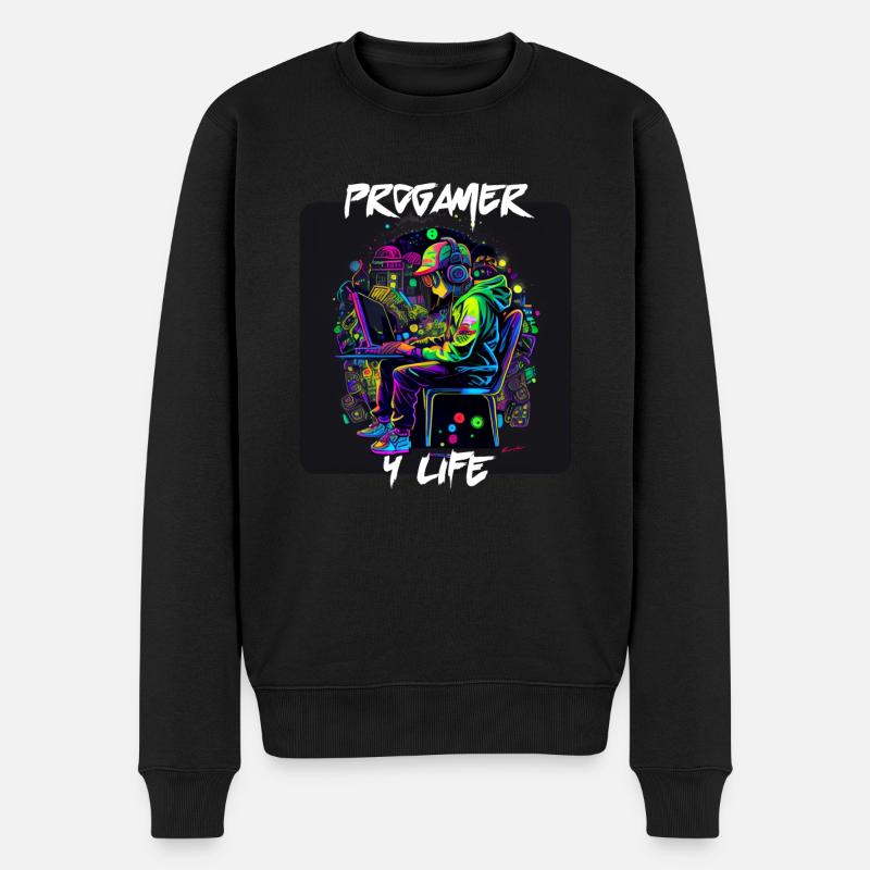 Progamer 4 Vie 2 - Pull Premium bio Homme - noir