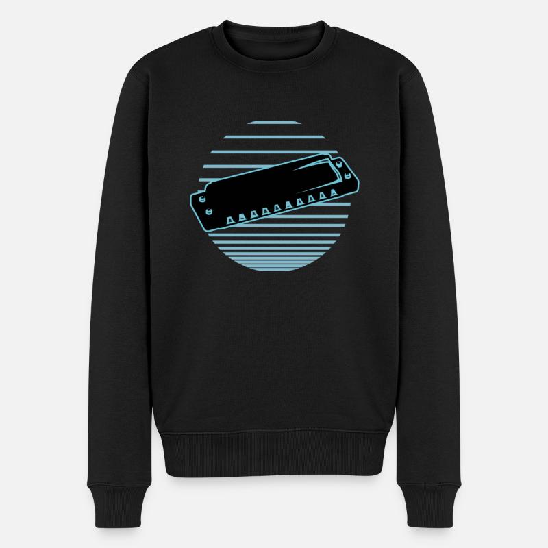 Harmonica - Pull Premium bio Homme - noir