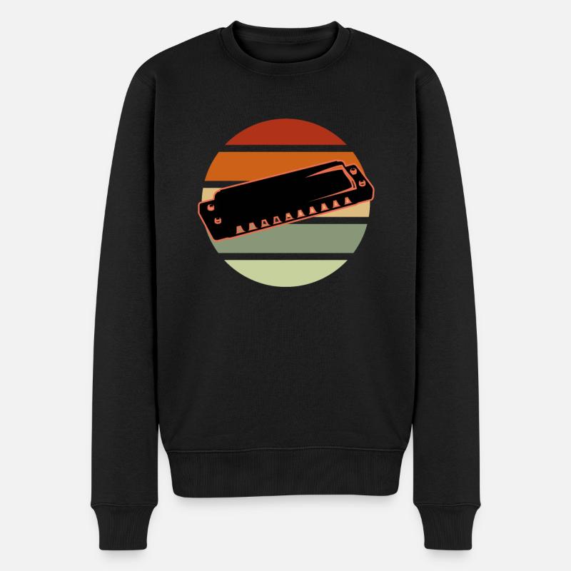 Harmonica - Pull Premium bio Homme - noir