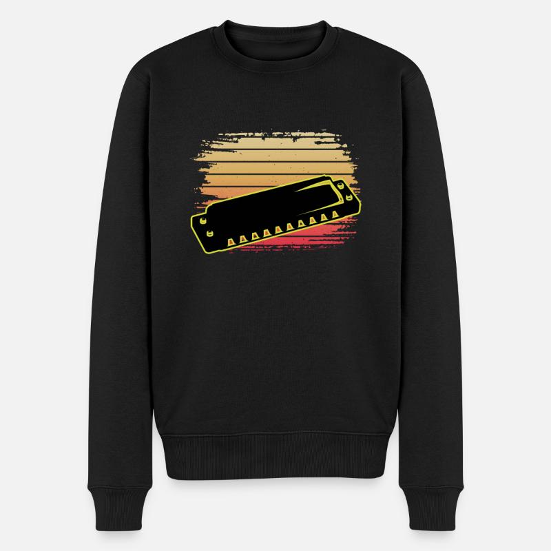 Harmonica - Pull Premium bio Homme - noir