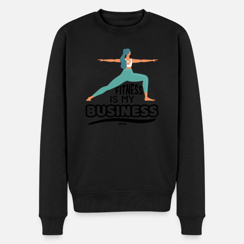 Professeur d’éducation physique - Pull Premium bio Homme - noir