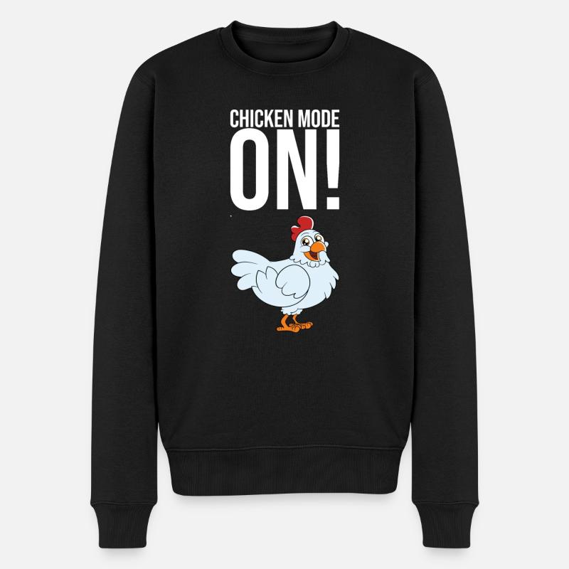 Mode poulet activé - Pull Premium bio Homme - noir