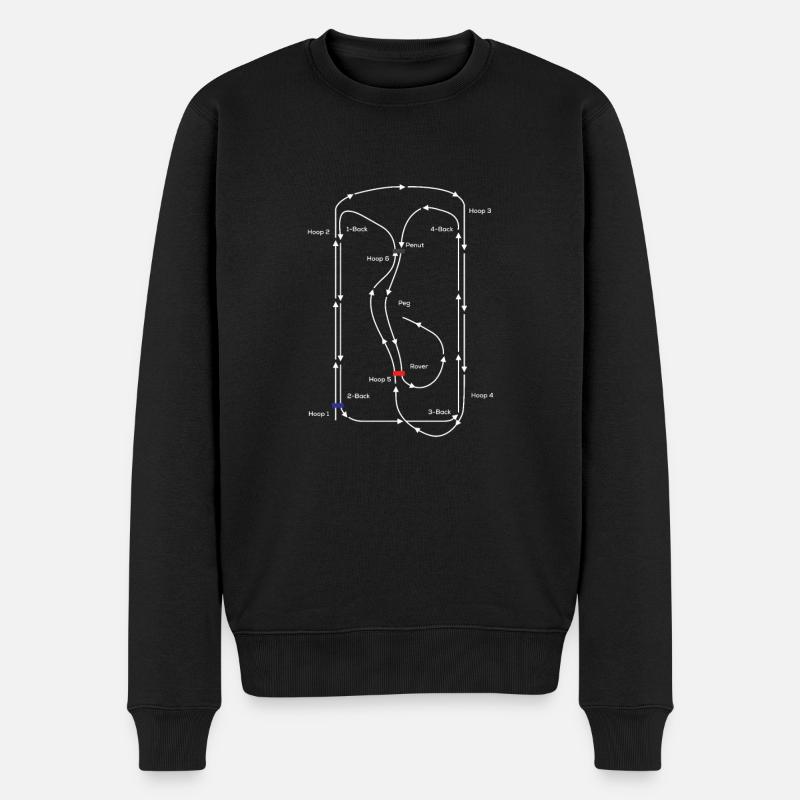 Croquet - Pull Premium bio Homme - noir