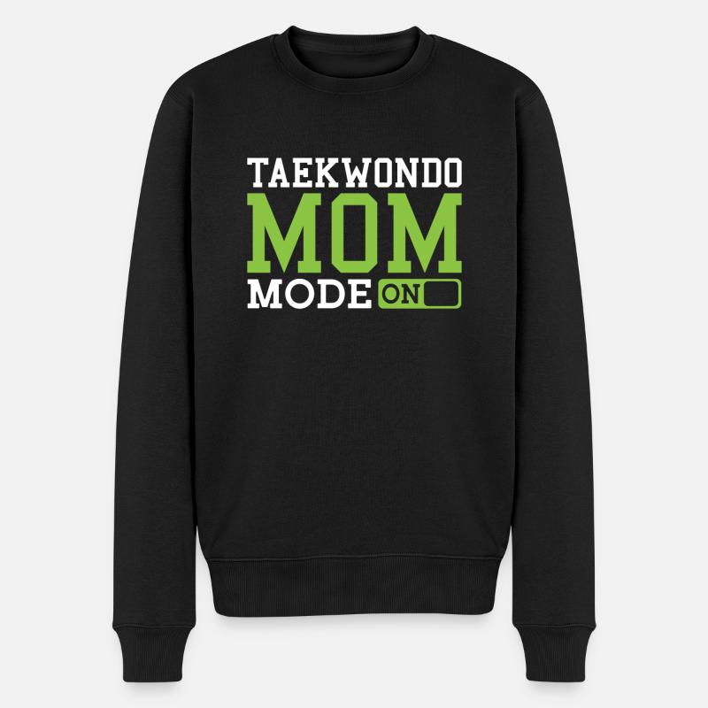 Taekwondo Mode An Taekwondo Mama - Pull Premium bio Homme - noir