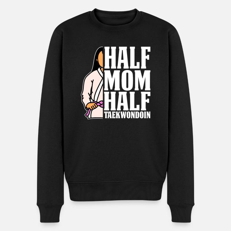 Taekwondo Taekwondo Mama - Pull Premium bio Homme - noir