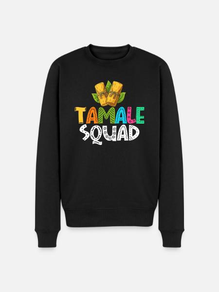 Tamale Squad - Men's Premium Organic Jumper - black