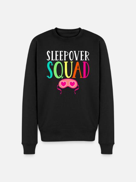 Sleepover Squad - Men's Premium Organic Jumper - black