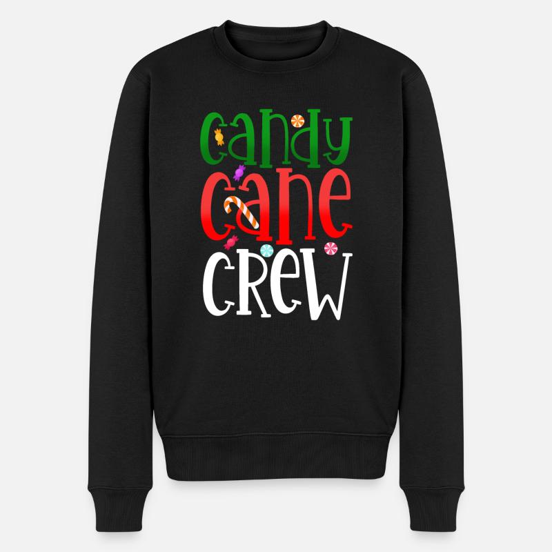 Candy Cane Crew - Pull Premium bio Homme - noir