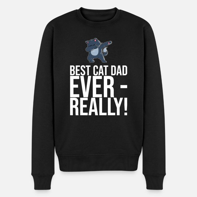 Dabbing Cat Funny Cat - Pull Premium bio Homme - noir