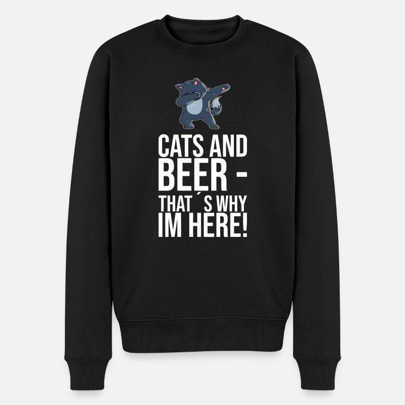 Dabbing Cat Funny Cat - Pull Premium bio Homme - noir