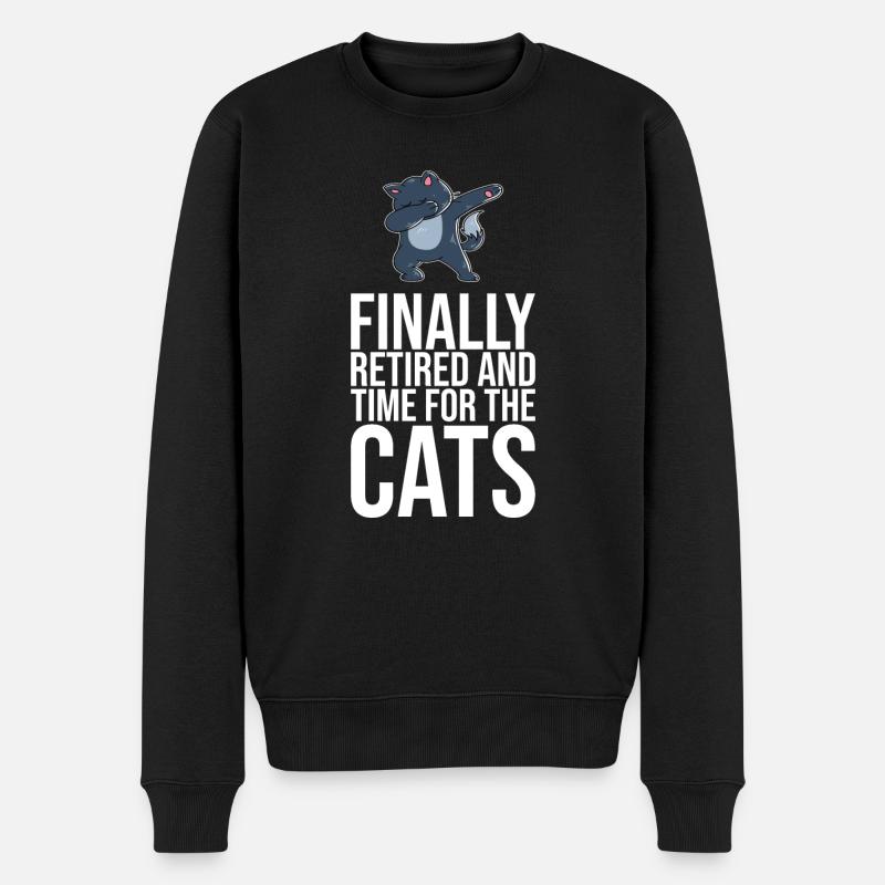 Dabbing Cat Funny Cat - Pull Premium bio Homme - noir