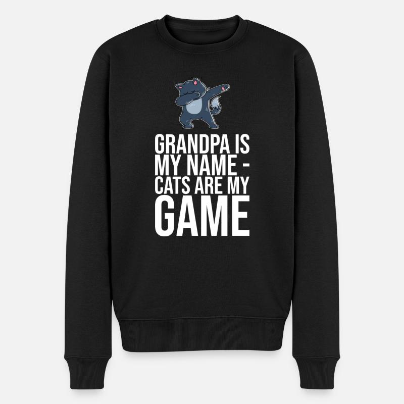 Dabbing Cat Funny Cat - Pull Premium bio Homme - noir
