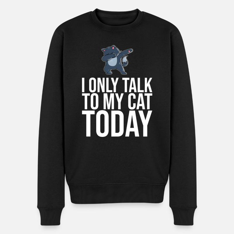 Dabbing Cat Funny Cat - Pull Premium bio Homme - noir