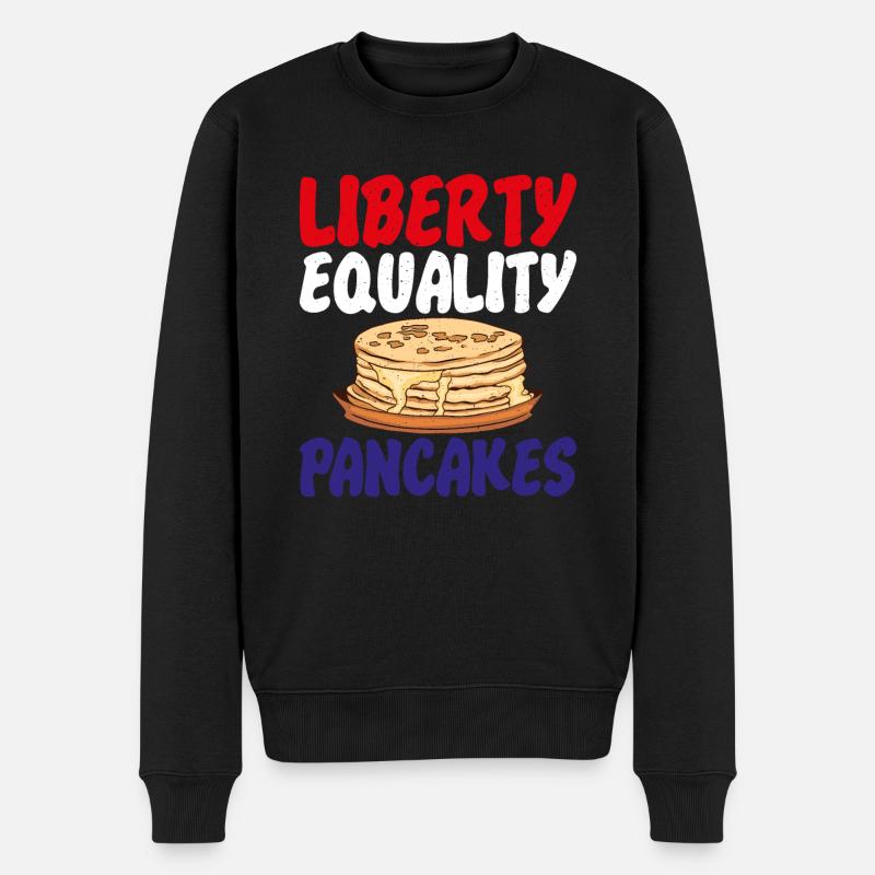 Pancake Lover Cadeau - Pull Premium bio Homme - noir