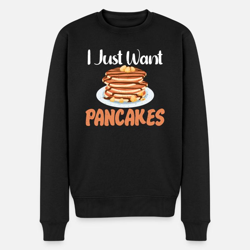 Pancake Lover Cadeau - Pull Premium bio Homme - noir
