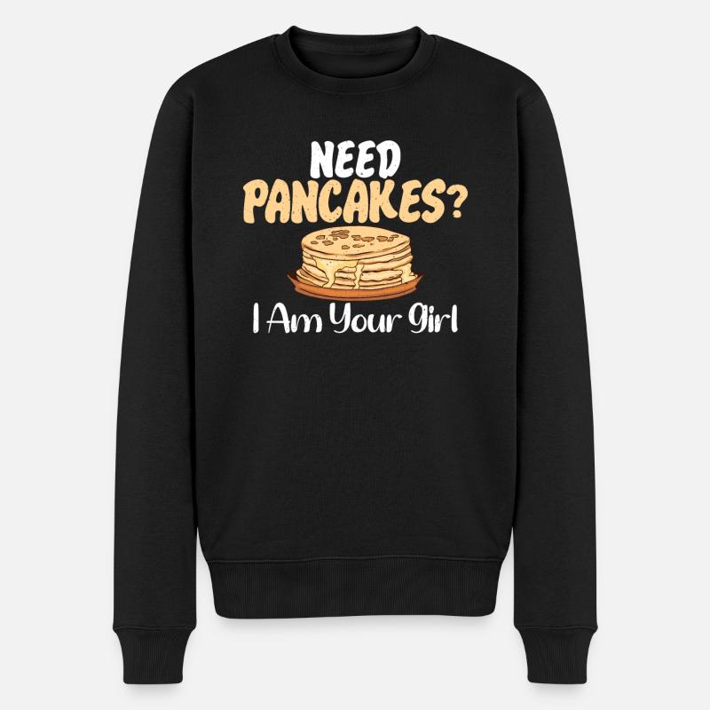 Pancake Lover Cadeau - Pull Premium bio Homme - noir