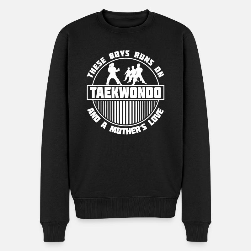 Taekwondo Mama - Pull Premium bio Homme - noir