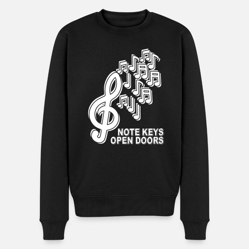 Clef de musique - Pull Premium bio Homme - noir