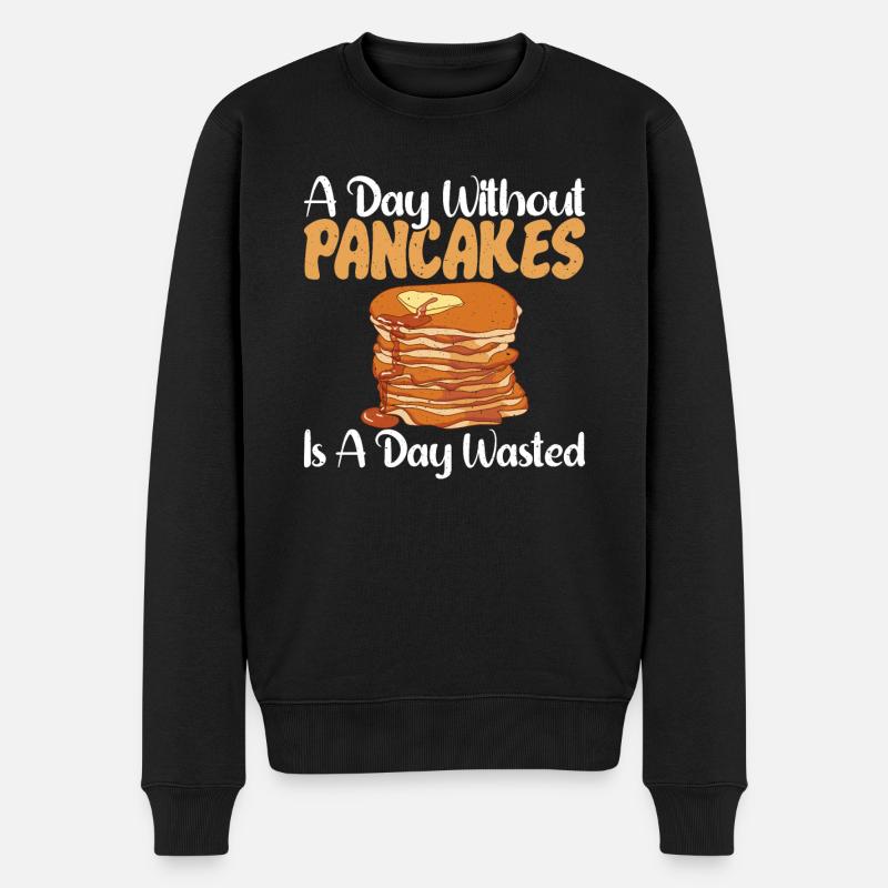 Pancake Lover Cadeau - Pull Premium bio Homme - noir