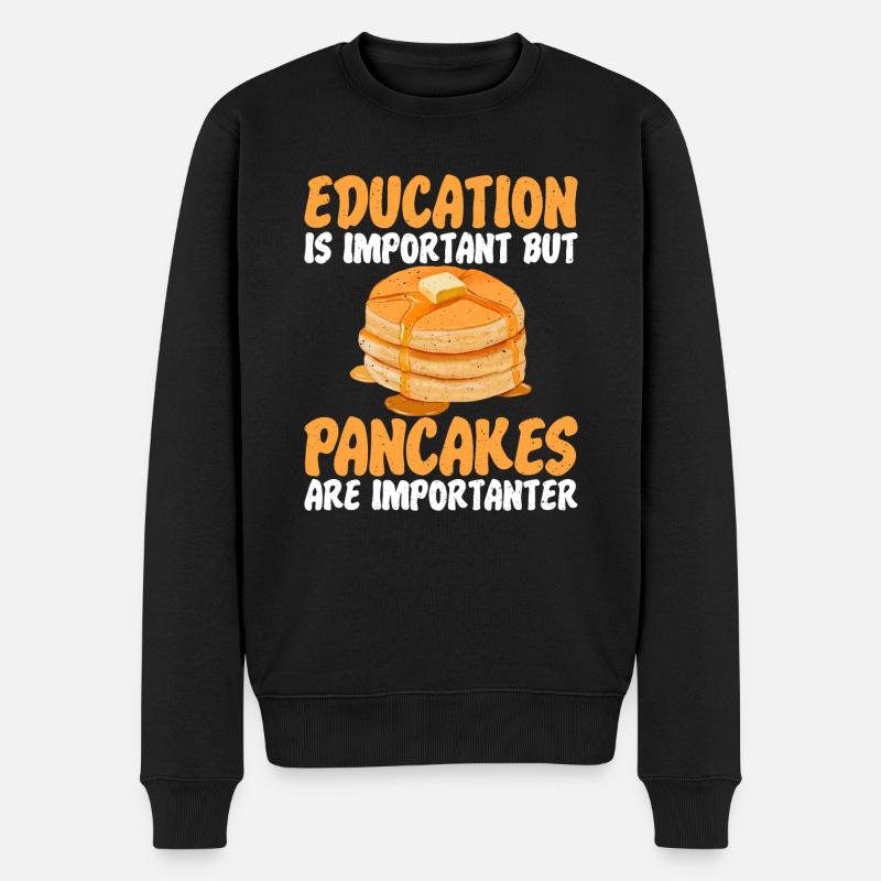 Pancake Lover Cadeau - Pull Premium bio Homme - noir