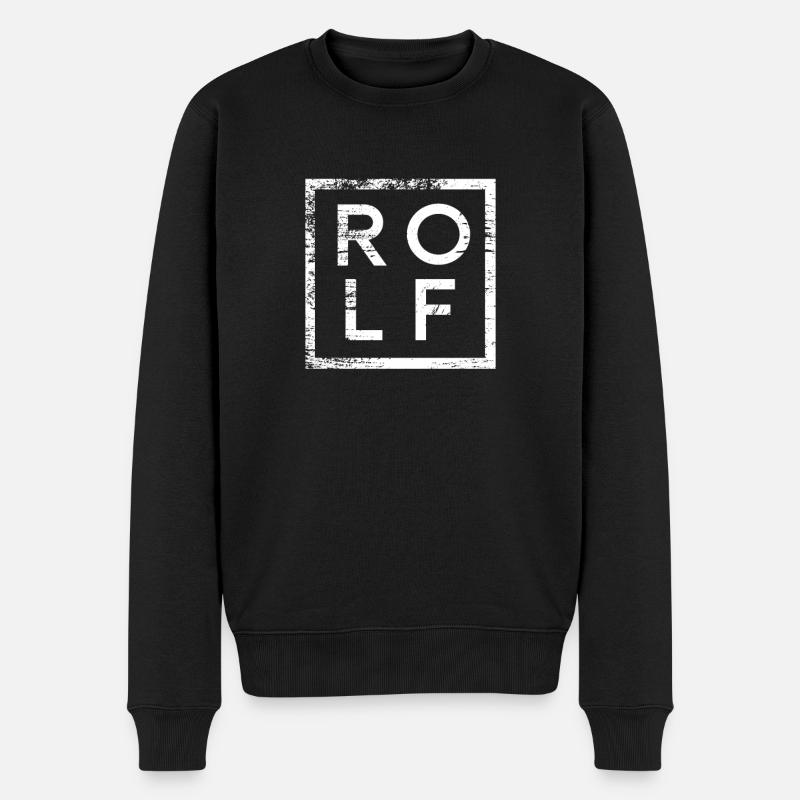 Rolf Minimalisme - Pull Premium bio Homme - noir