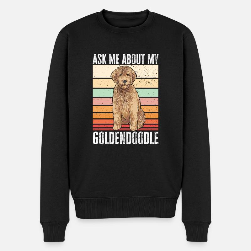 Goldendoodle Doodle Chien - Pull Premium bio Homme - noir