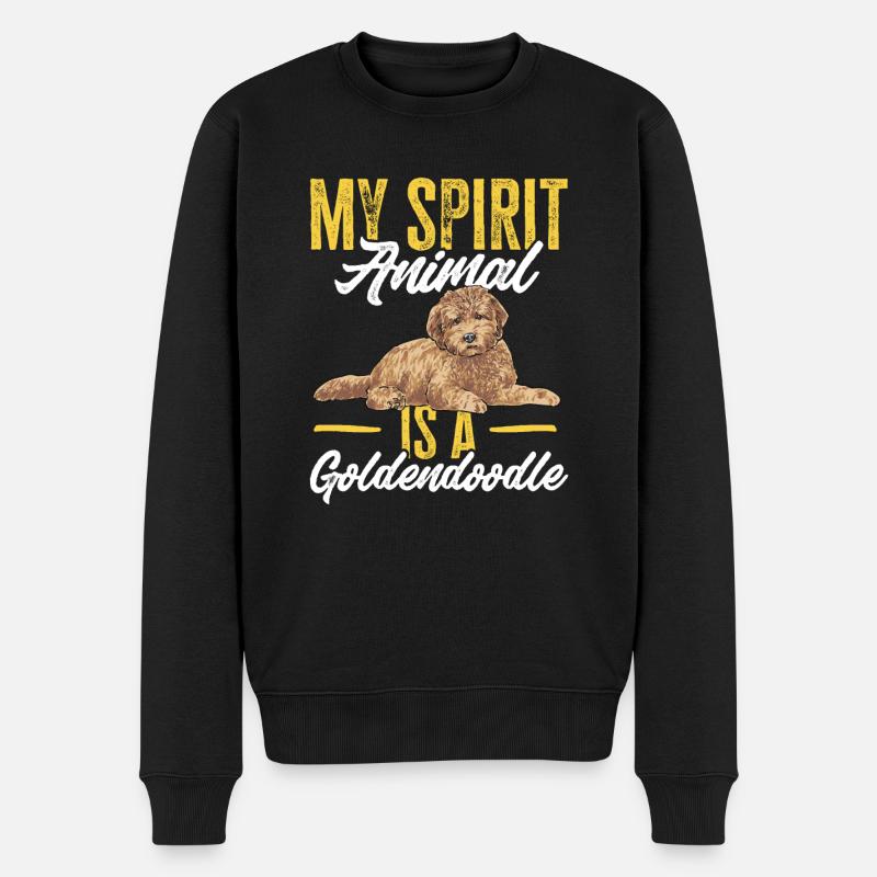 Goldendoodle Doodle Chien - Pull Premium bio Homme - noir