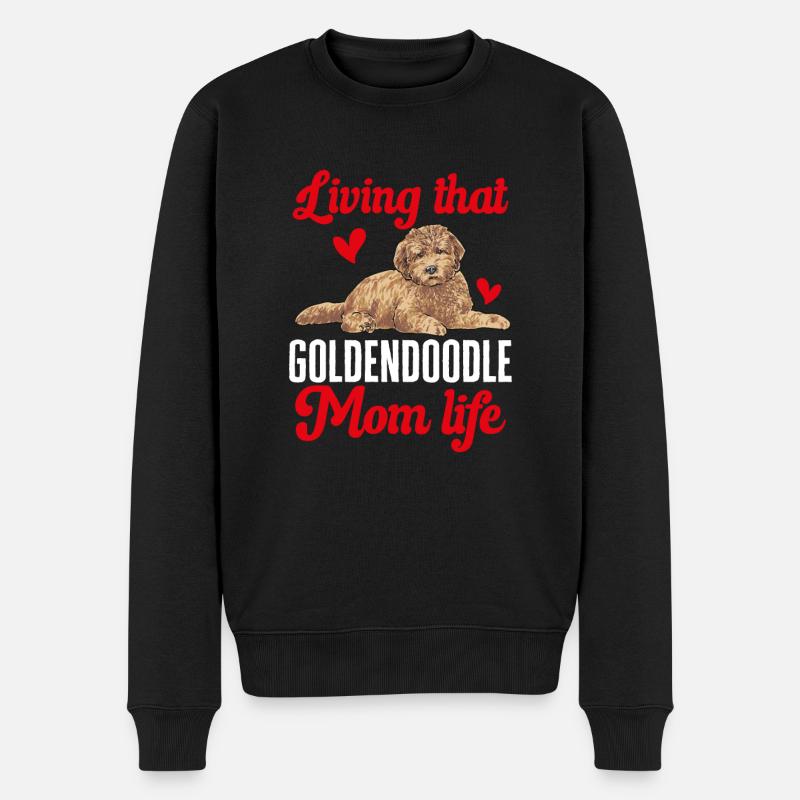 Goldendoodle Doodle Chien - Pull Premium bio Homme - noir