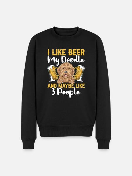 Goldendoodle Doodle Chien - Pull Premium bio Homme - noir
