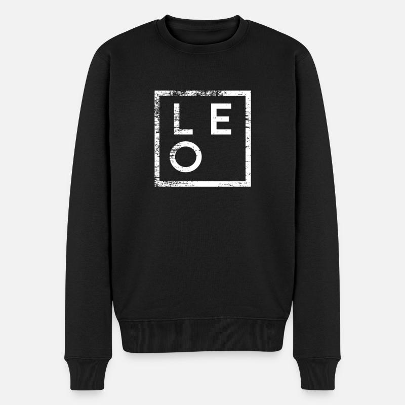 Minimalisme Lion - Pull Premium bio Homme - noir