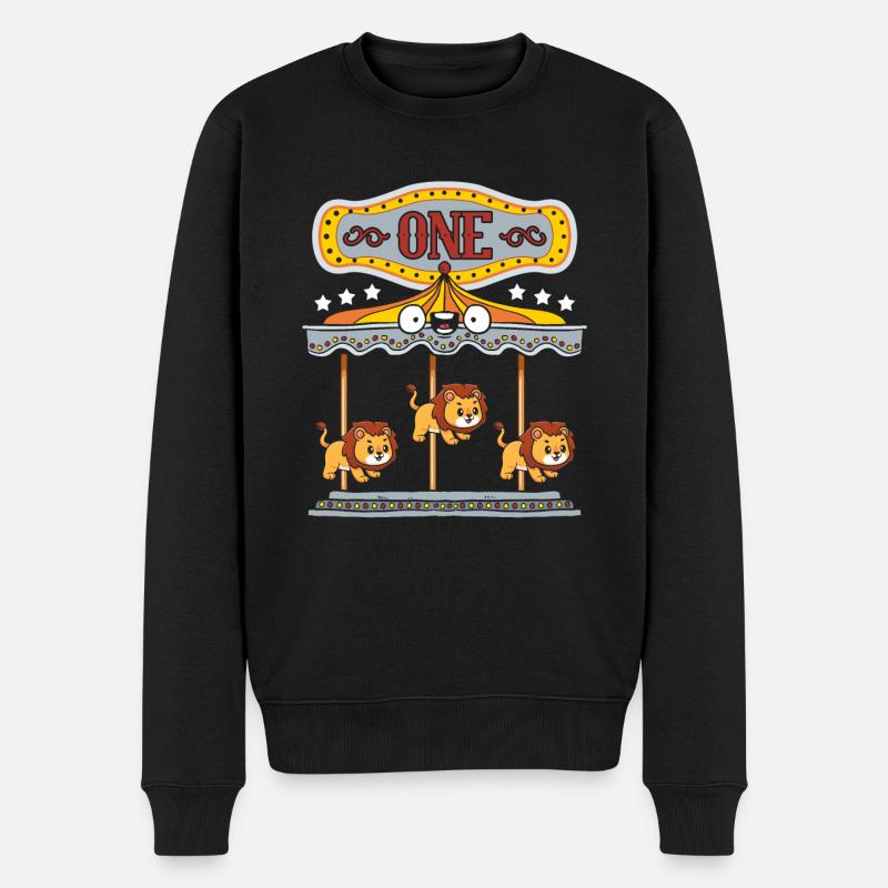 Fête d’anniversaire du carrousel - Pull Premium bio Homme - noir