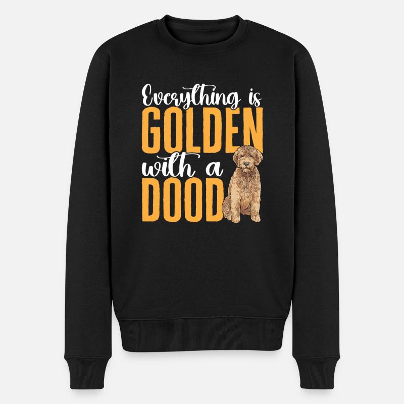 Goldendoodle Doodle Chien - Pull Premium bio Homme - noir