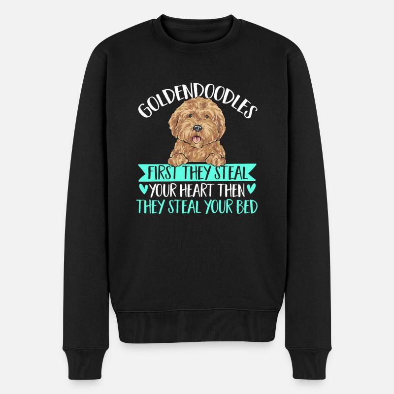 Goldendoodle Doodle Chien - Pull Premium bio Homme - noir