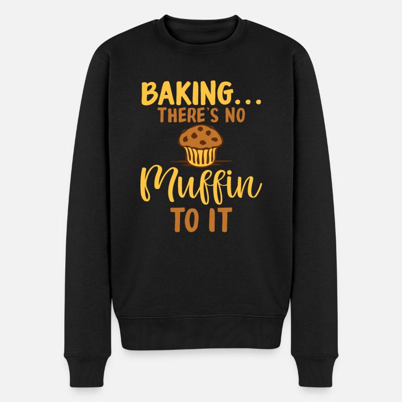 Keksliebhaber Geschenke - Männer Premium Bio Pullover - Schwarz