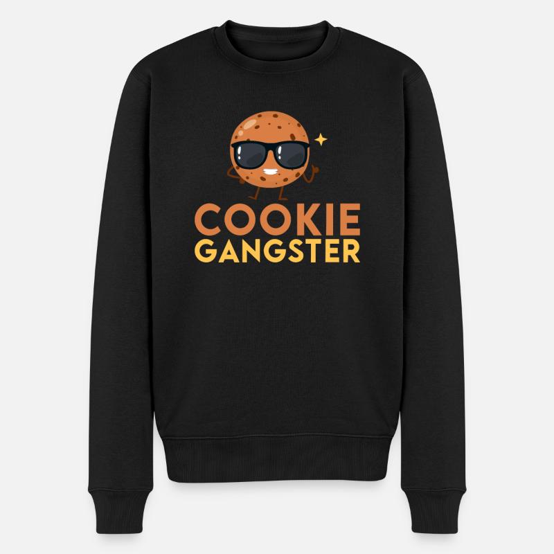 Cadeaux Cookie Lover - Pull Premium bio Homme - noir